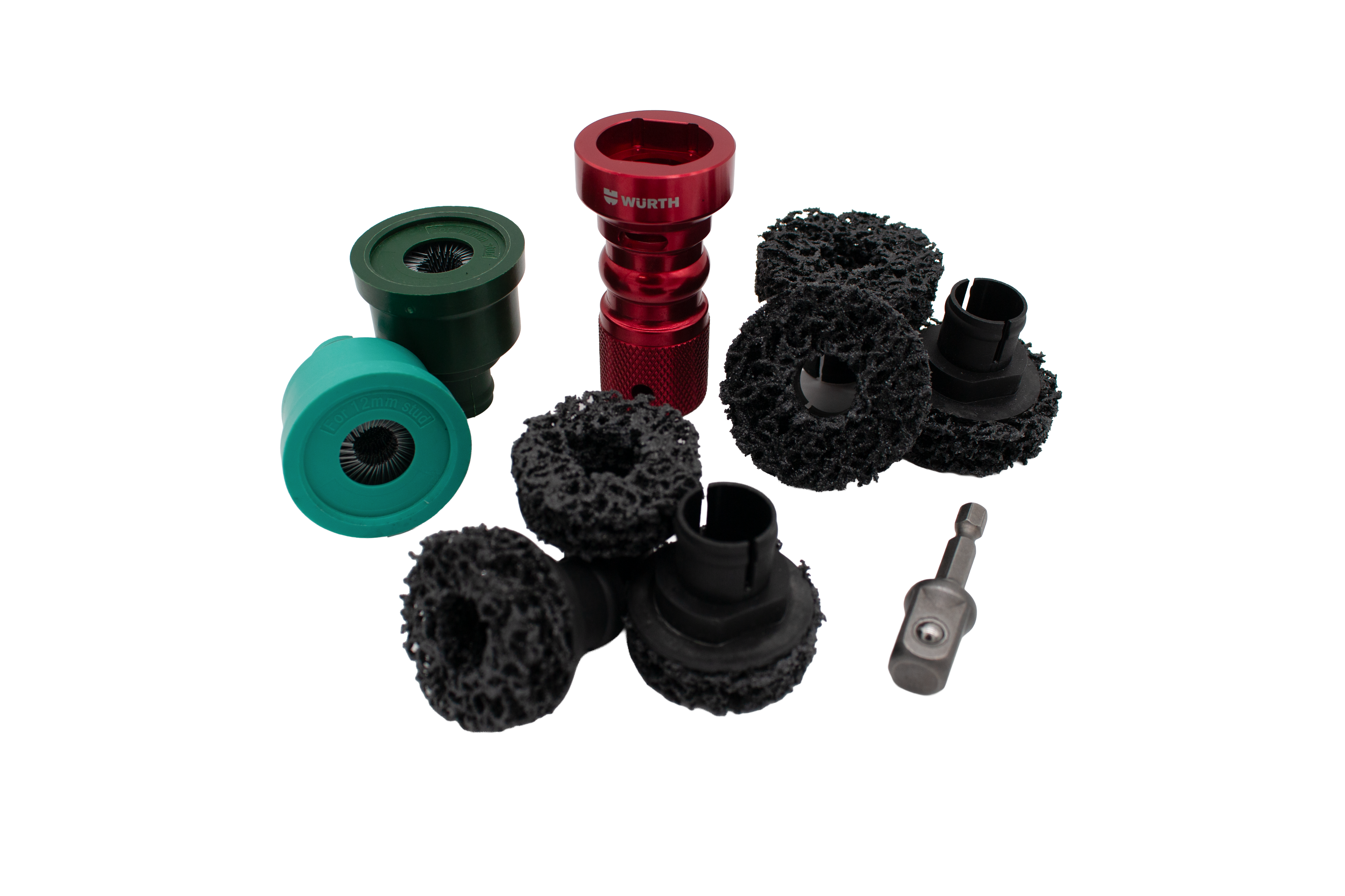 STUD CLEANING BRUSH KIT 12PCS